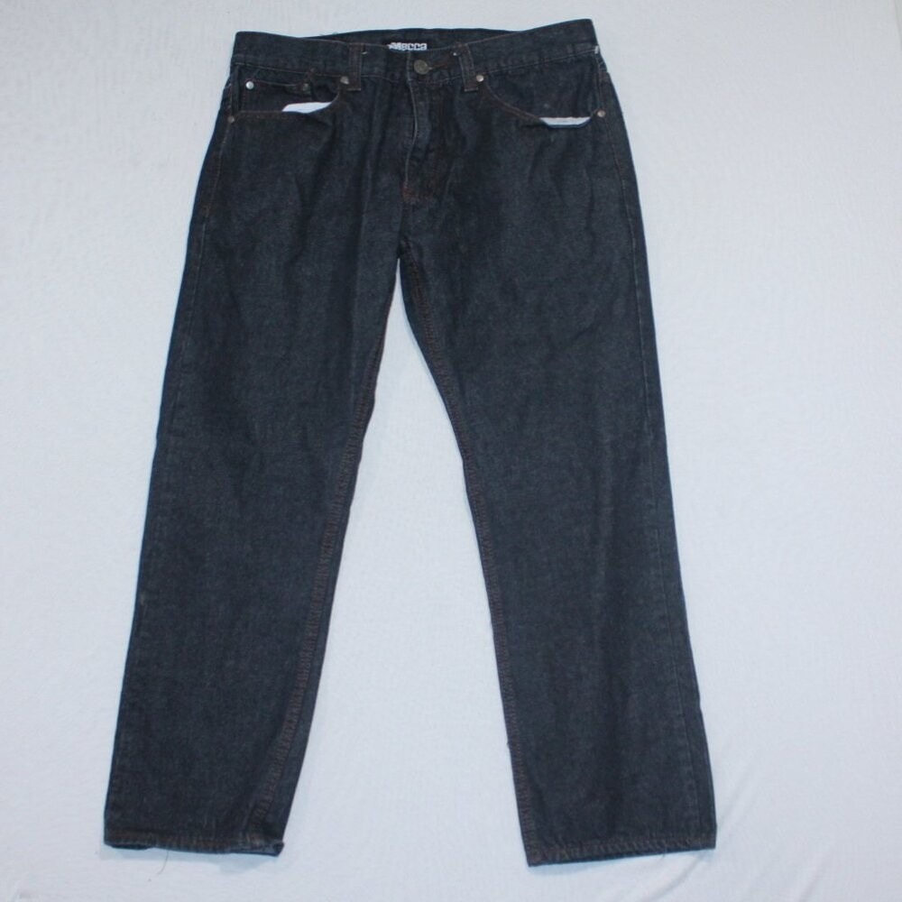 Mecca Men Black Jeans Casual Denim Y2K Casual Size 36x32
